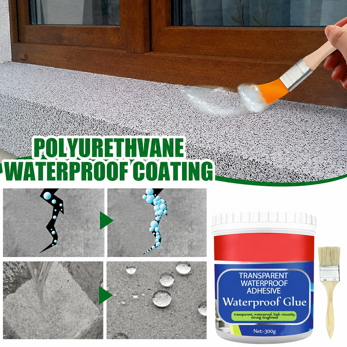 Waterproof Glue for Leakage Repair – (Pack of 2)